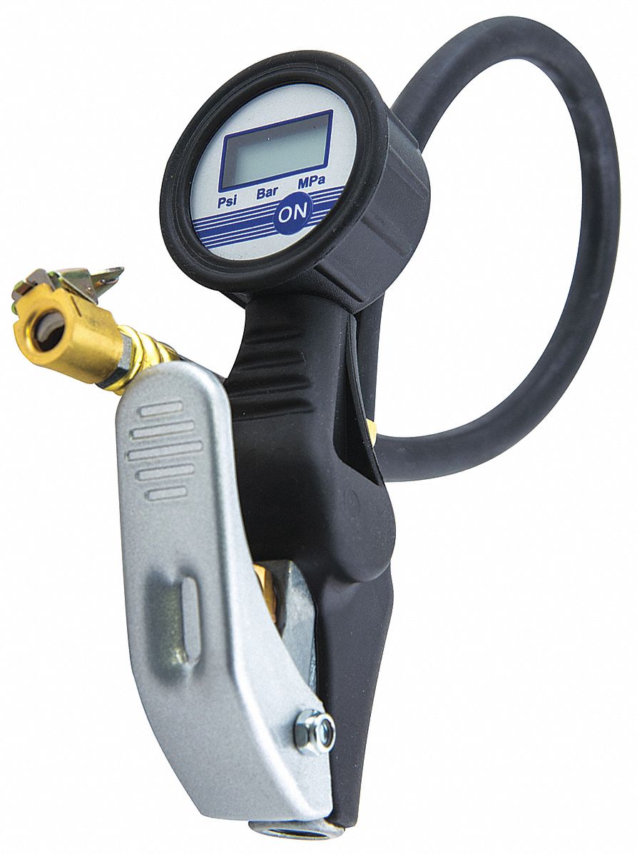 2 to 160 psi, Steel, Digital Tire Inflator - 48NU08|83016 - Grainger