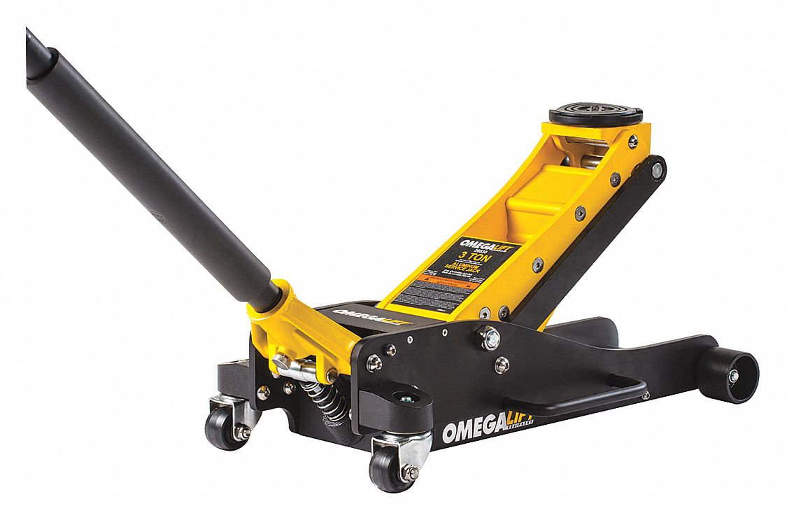 OMEGALIFT, Floor Jack, Aluminum, Trolley Floor Jacks 48NU1026030