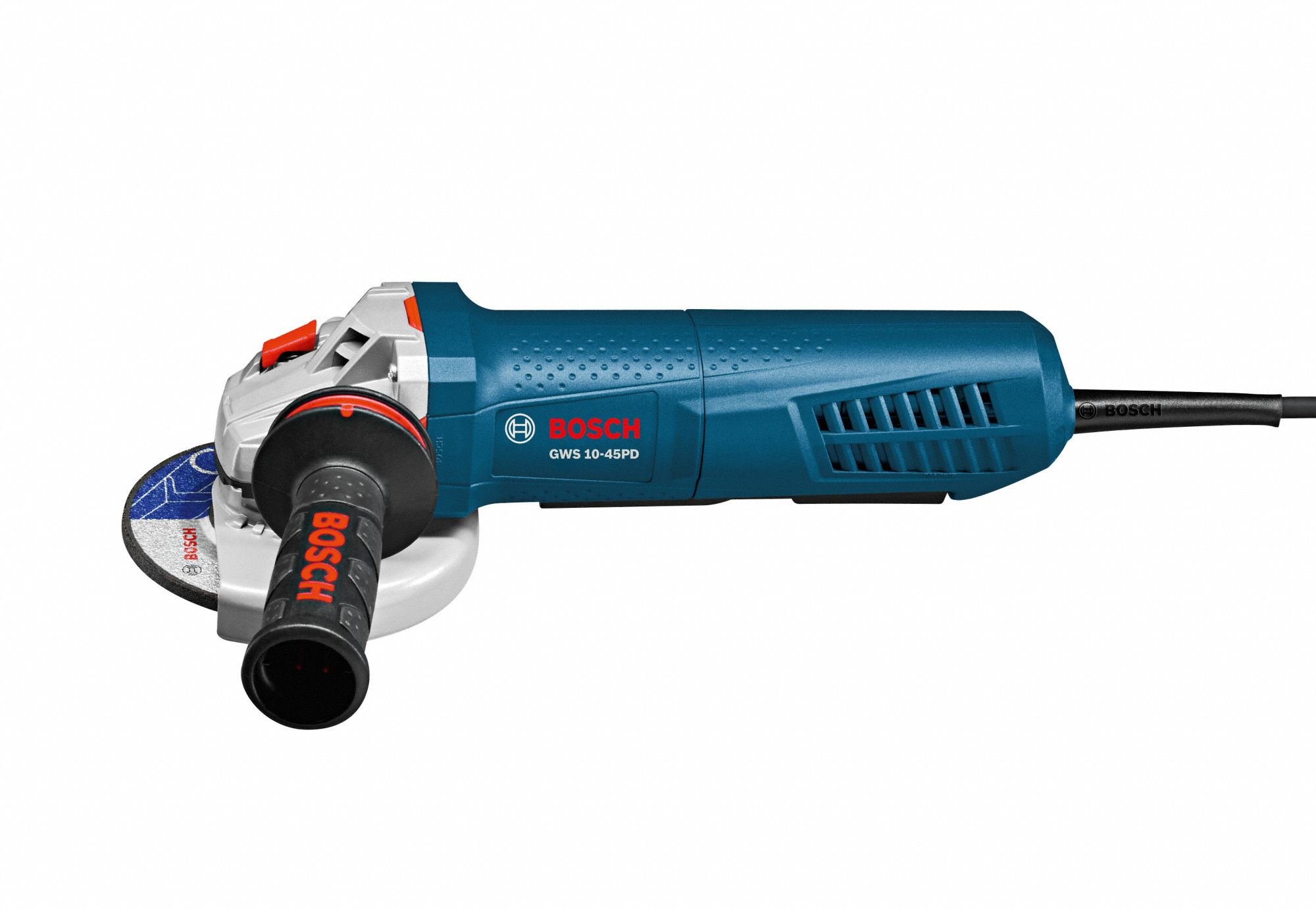 BOSCH Angle Grinder, 4-1/2", 10A, 11, 500 RPM, 120V - 48PR20|GWS10-45PD