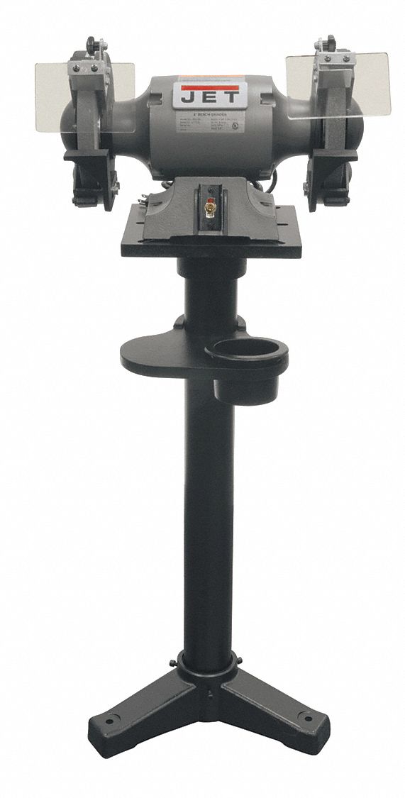 JET, For 8 in Max. Wheel Dia., For 1 in Max. Wheel Thick, Bench Grinder