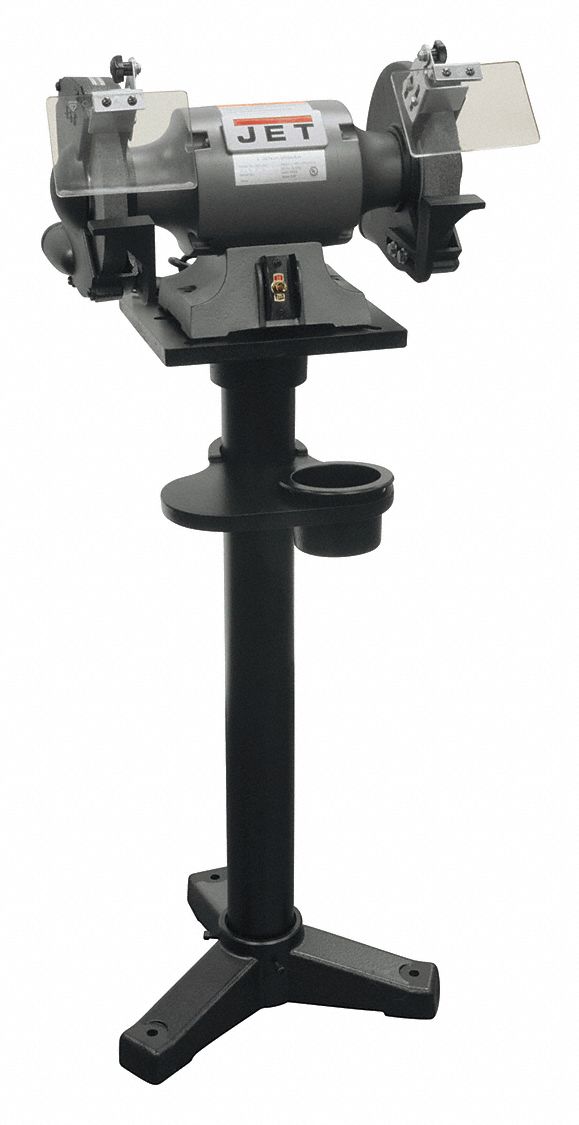 JET 10" Bench Grinder, 115V, 11/2 HP, 1725 Max. RPM, 1" Arbor, 3.1