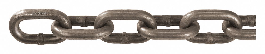 PEERLESS 75 ft Grade 43 Straight Chain, 3/8 in Trade Size, 5,400 lb