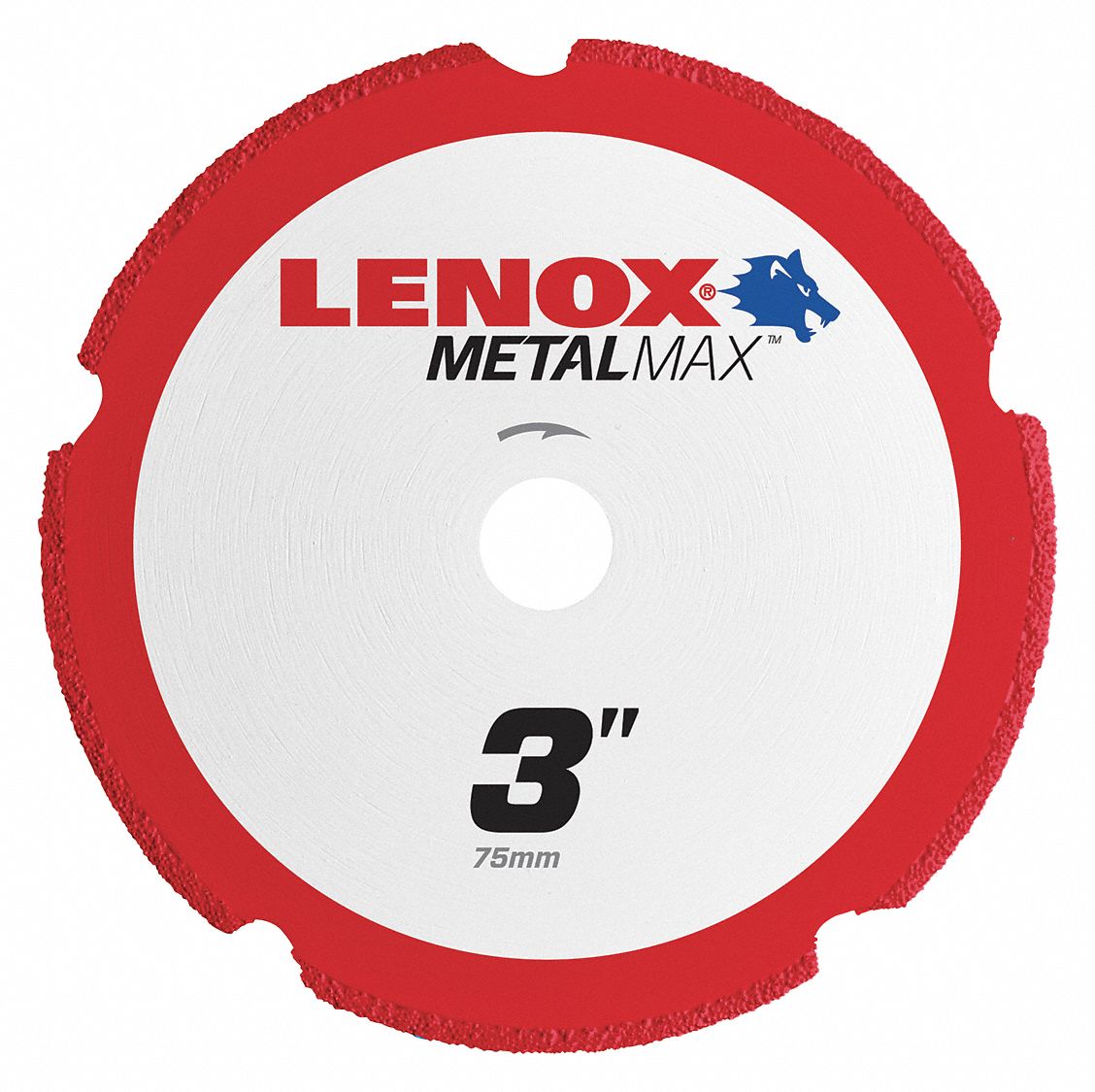 LENOX 3 in, Type 1 Diamond Abrasive CutOff Wheel, 3/8 in Arbor Hole