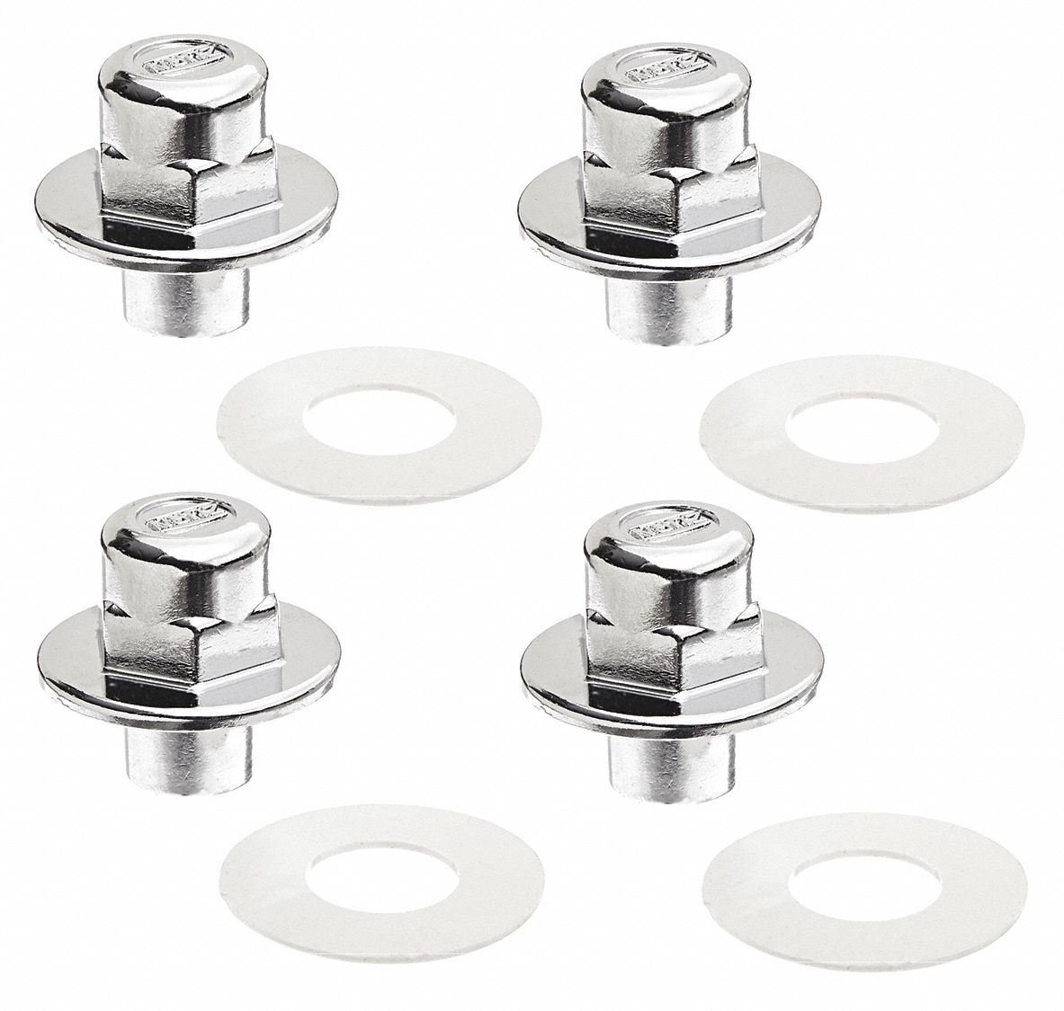 ZURN Cap Nuts and Washer, Fits Brand Zurn, For Use With Wall Carriers