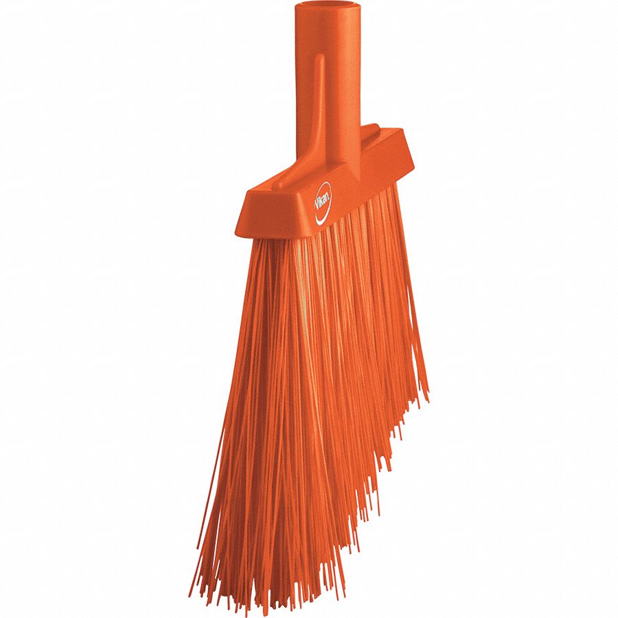 VIKAN Angle Broom Head Threaded, European, 11 3/4 in Sweep Face, PET