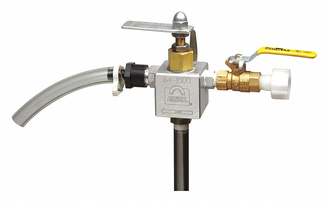 ERIEZ Adjustable Coolant Mixer, 10 Flow Rate (GPM), Drums,Pails or