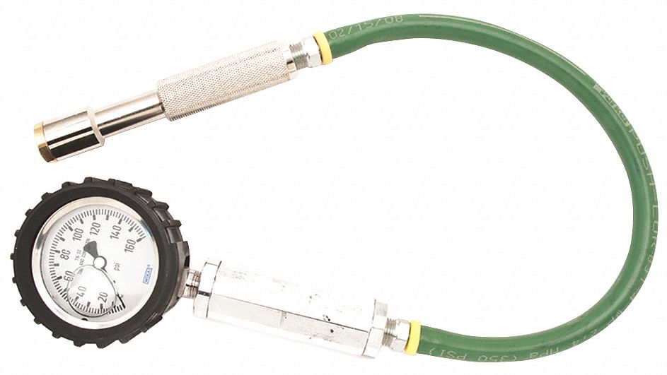 HALTEC Digital Tire Pressure Gauge, Metal 48WC23GA300377 Grainger