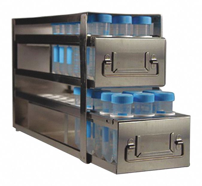 ARGOS TECHNOLOGIES, Stainless Steel (2) Drawers Holds 78, For Use