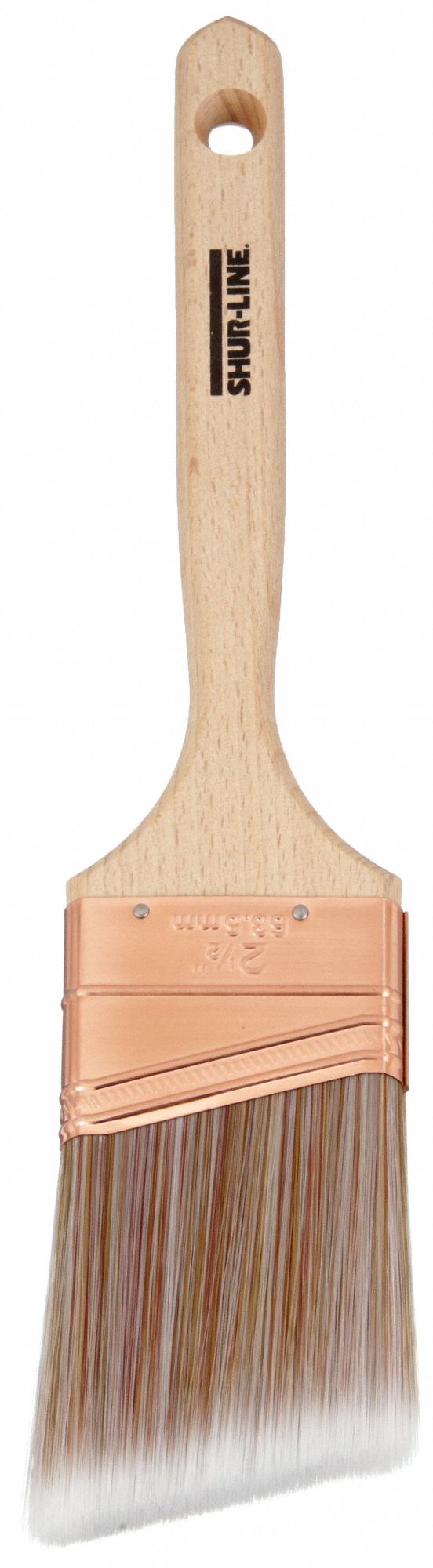 SHURLINE, Angle Sash Brush, 2 1/2 in, Paint Brush 48WL9970001TS25 Grainger