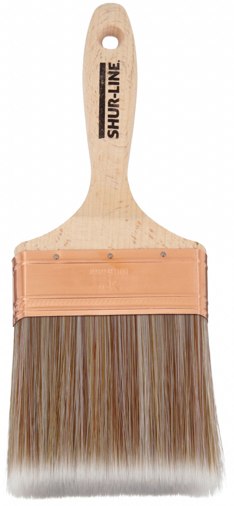 SHURLINE, Flat Sash Brush, 4 in, Paint Brush 48WM0370001FV40 Grainger