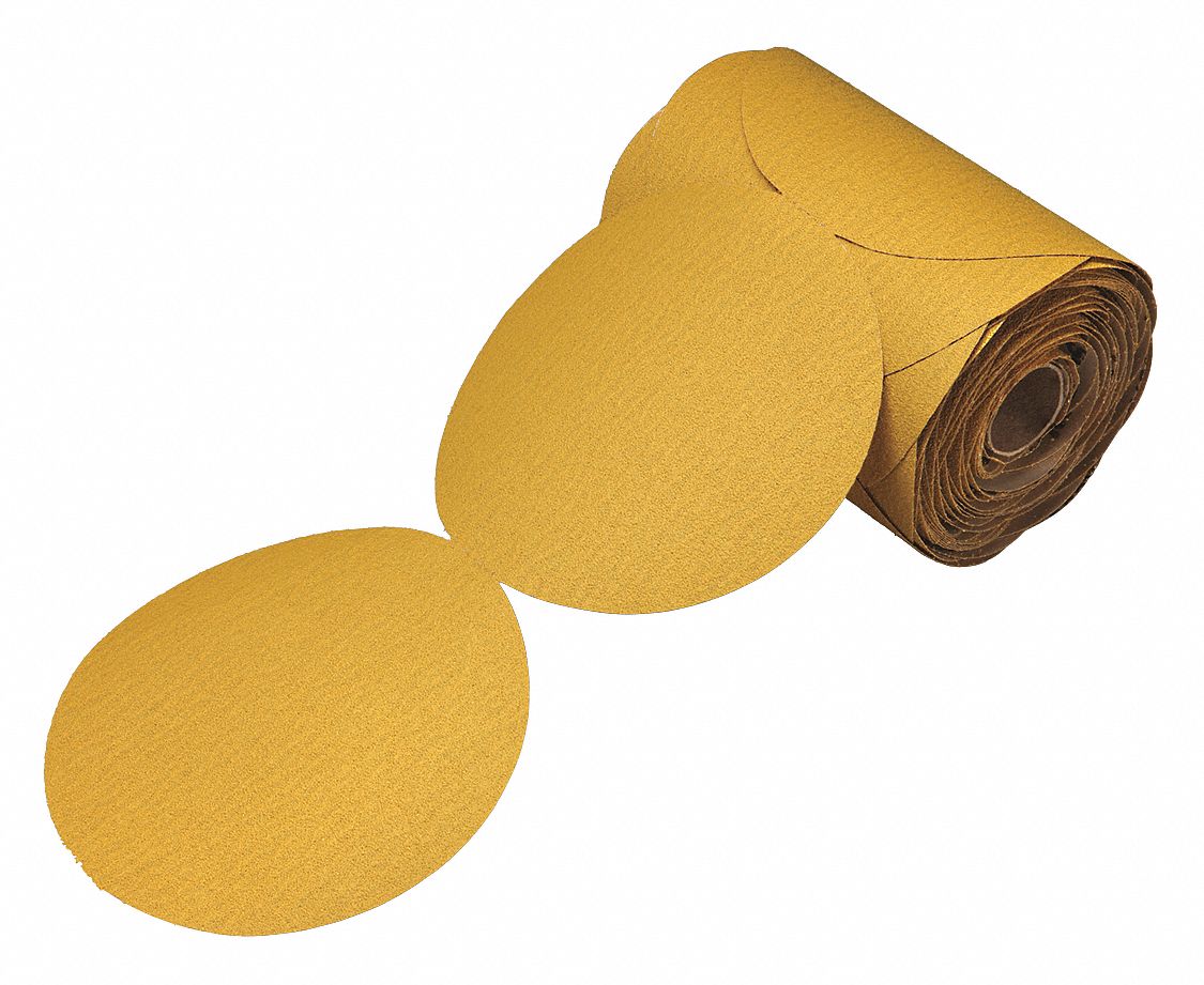 3M Sanding Disc Roll, Coated, NonVacuum, 5 in Disc Diameter, 320
