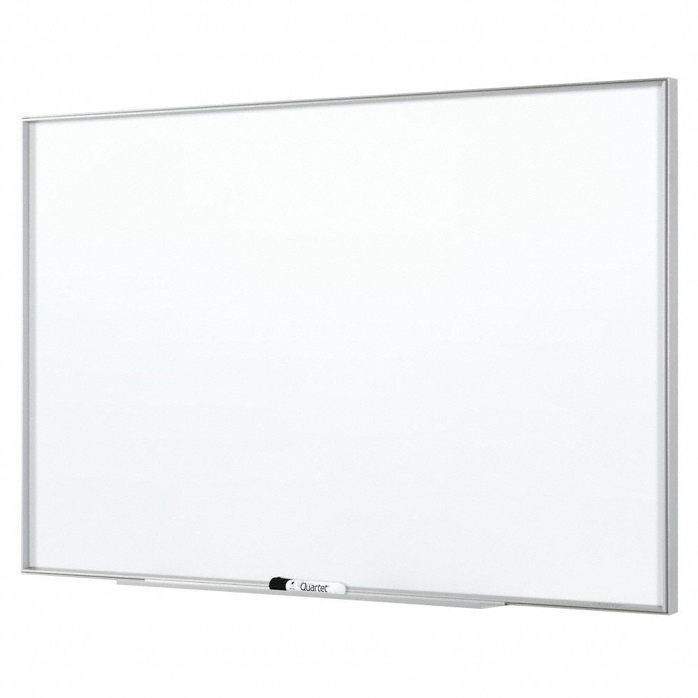 QUARTET Dry Erase Board Wall Mounted, 36 in Dry Erase Ht, 48 in Dry