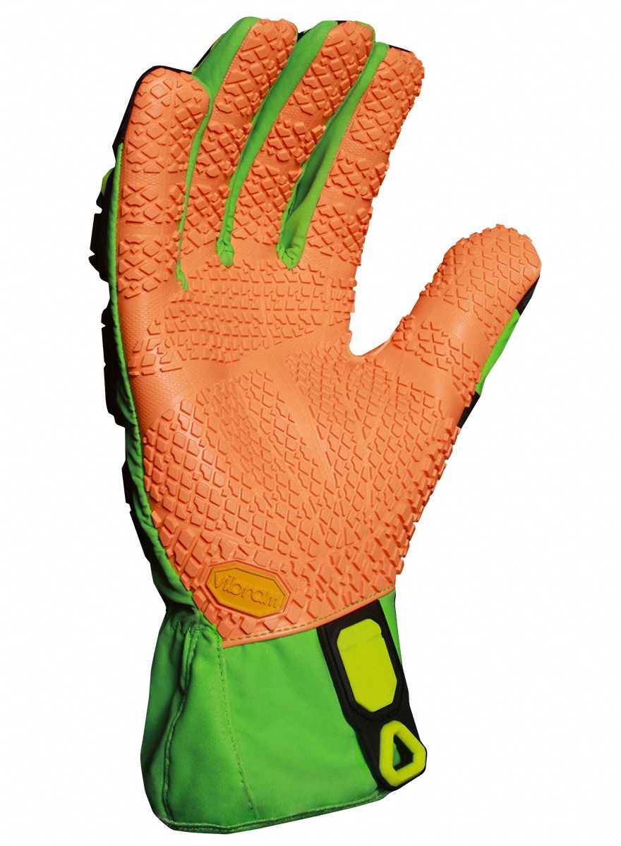 IRONCLAD AntiVibration Gloves, 2XL, Full Finger, PR 48XZ09VIBOBM