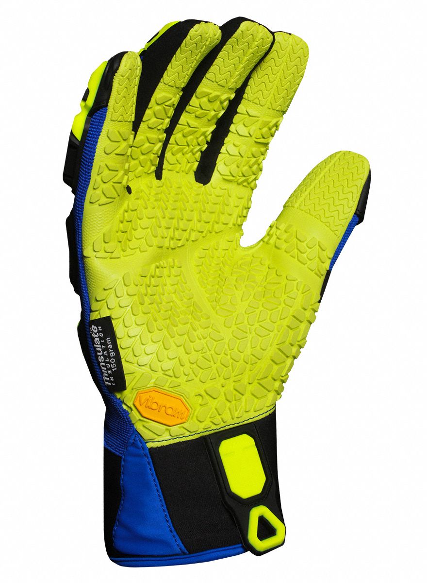 IRONCLAD AntiVibration Gloves, 3XL, Gauntlet, PR 48XZ28VIBRIGI07
