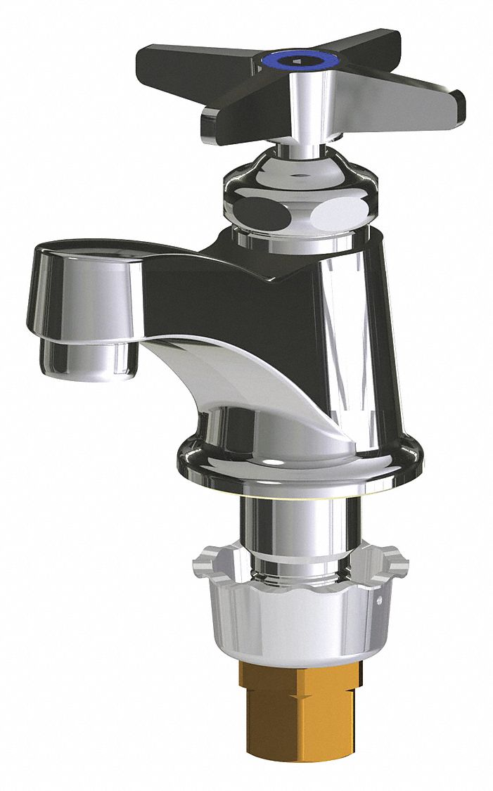 Chicago Faucets, 700, Low Arc Bathroom Faucet 48YD76700E74COLDABCP Grainger