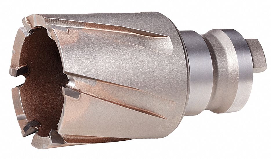MILWAUKEE Annular Cutter, Carbide, Bright (Uncoated), 1 3/8 in 48Z58449571377 Grainger