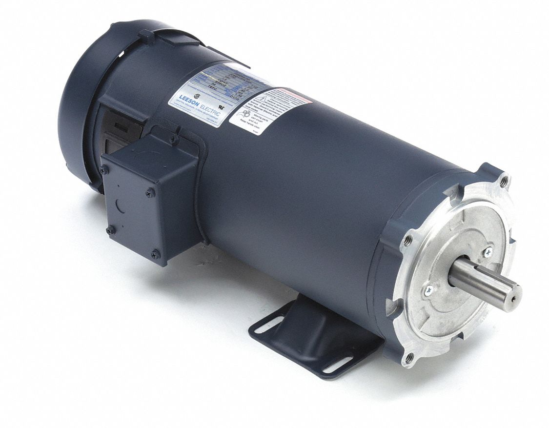 LEESON, 1 1/2 HP, 1,750 Nameplate RPM, DC Permanent Motor