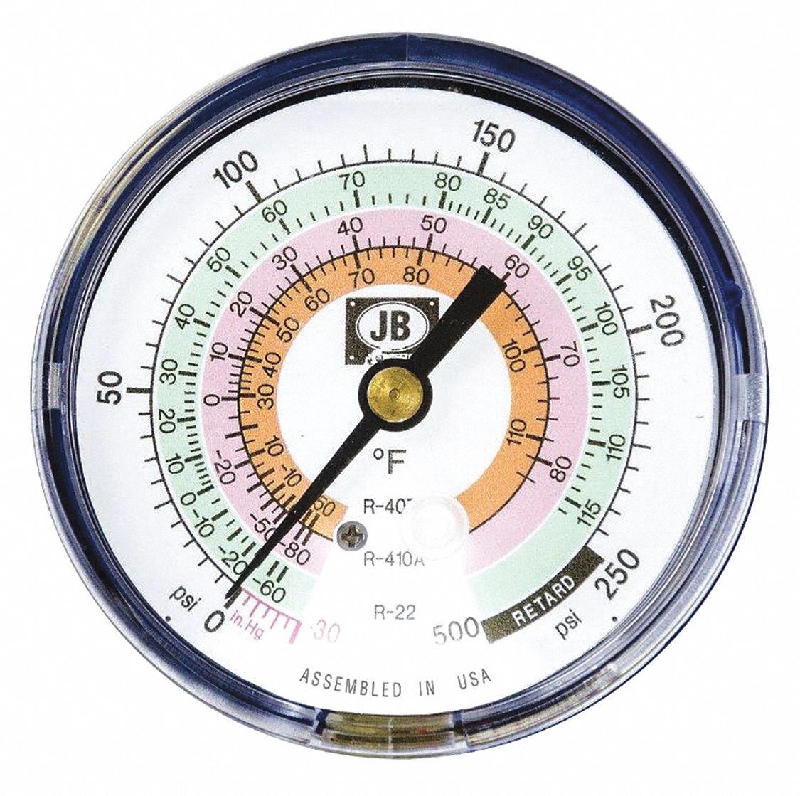 JB INDUSTRIES, R22/R404A/R410A, 3 1/8 in Dia, Replacement Low Side
