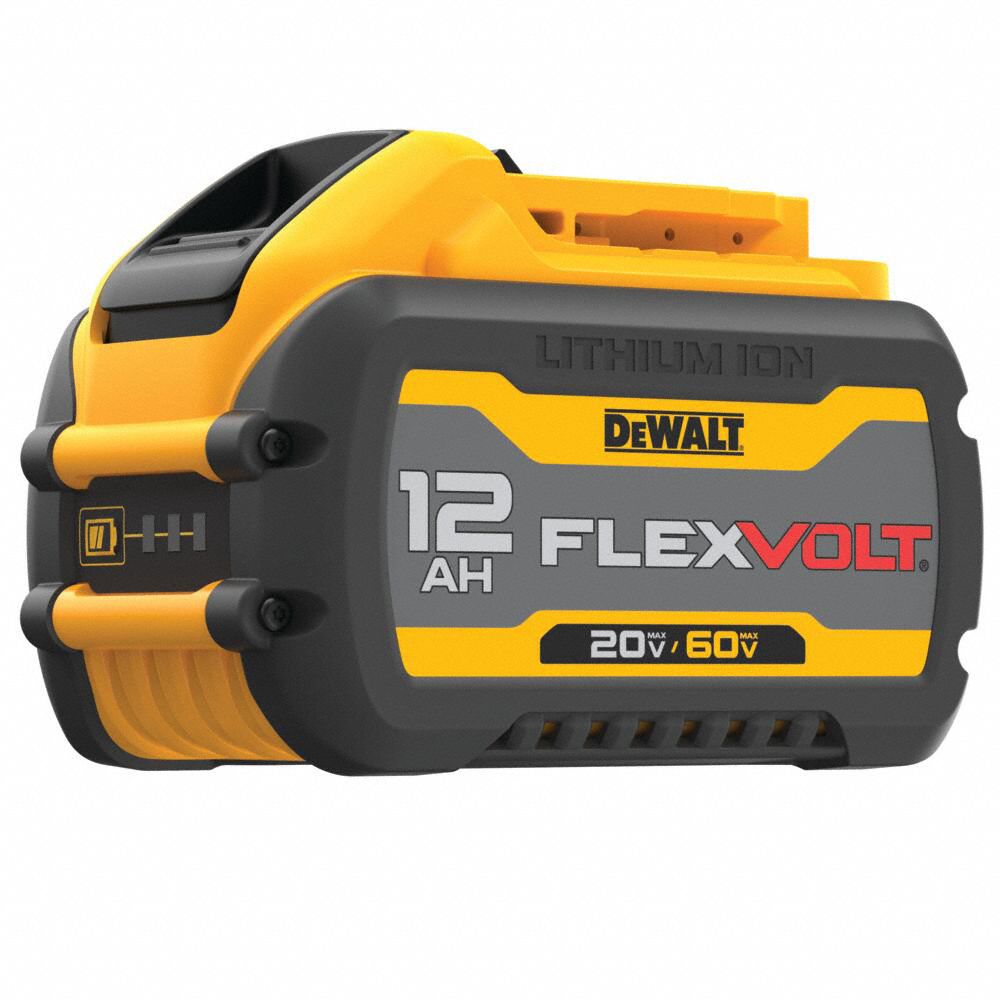 DEWALT Battery: DEWALT®, 20V/60V FLEXVOLT, Li-Ion, 1 Batteries Included