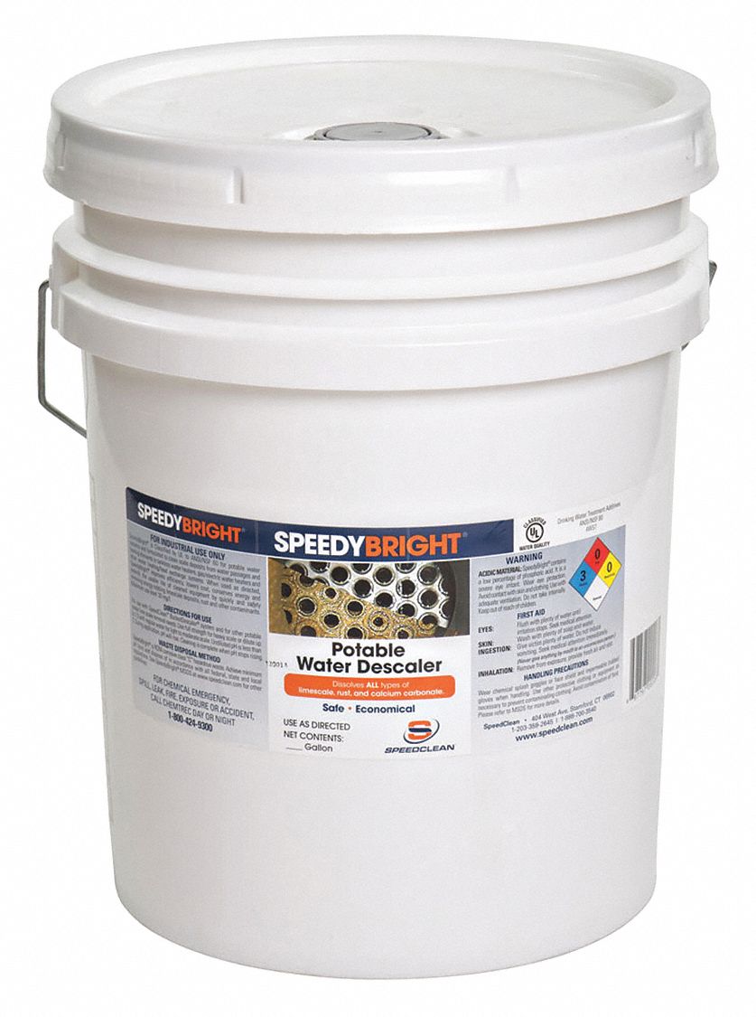SPEEDCLEAN Descaling Solution, Green, 5 gal., Jug 490W81SPDYBRT05