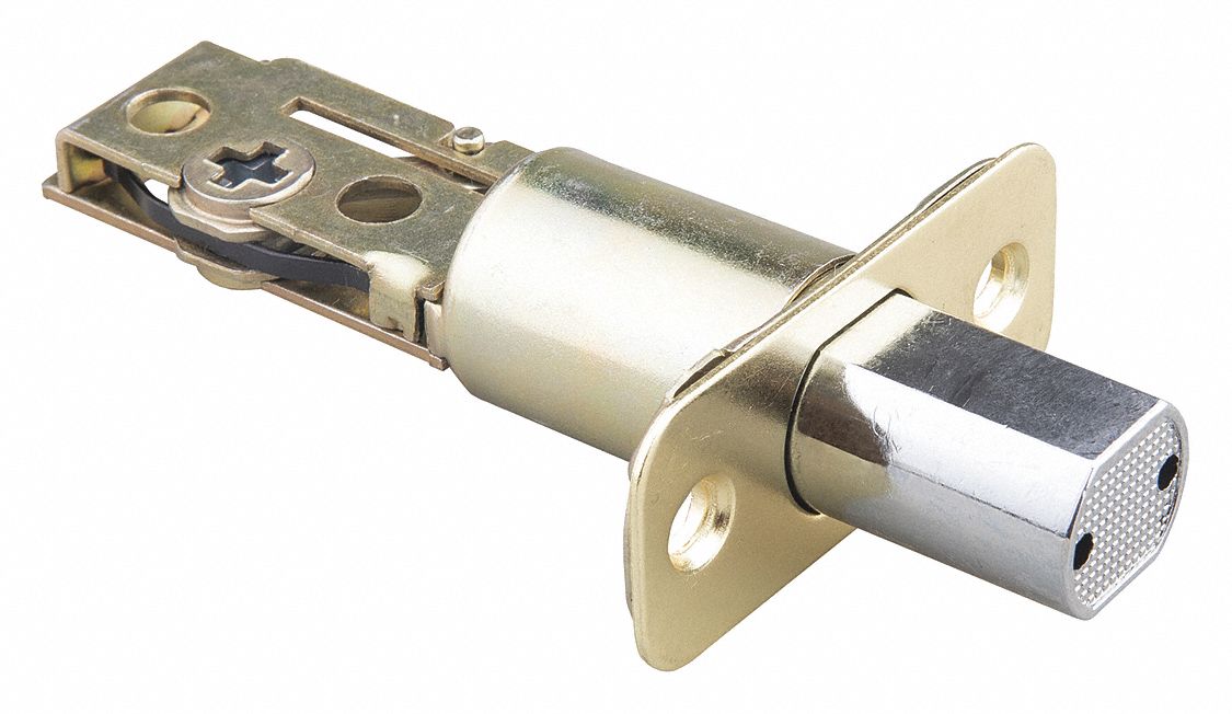 EZFLO Polished Brass Latchbolt, Backset 23/8 in or 23/4 in 491U0257858 Grainger