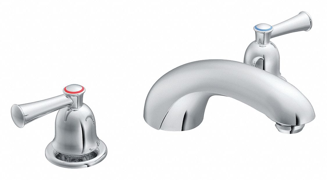 CFG Moen, Bathtub Faucet and Trim, Non Diverter Spout, Chrome 492N95