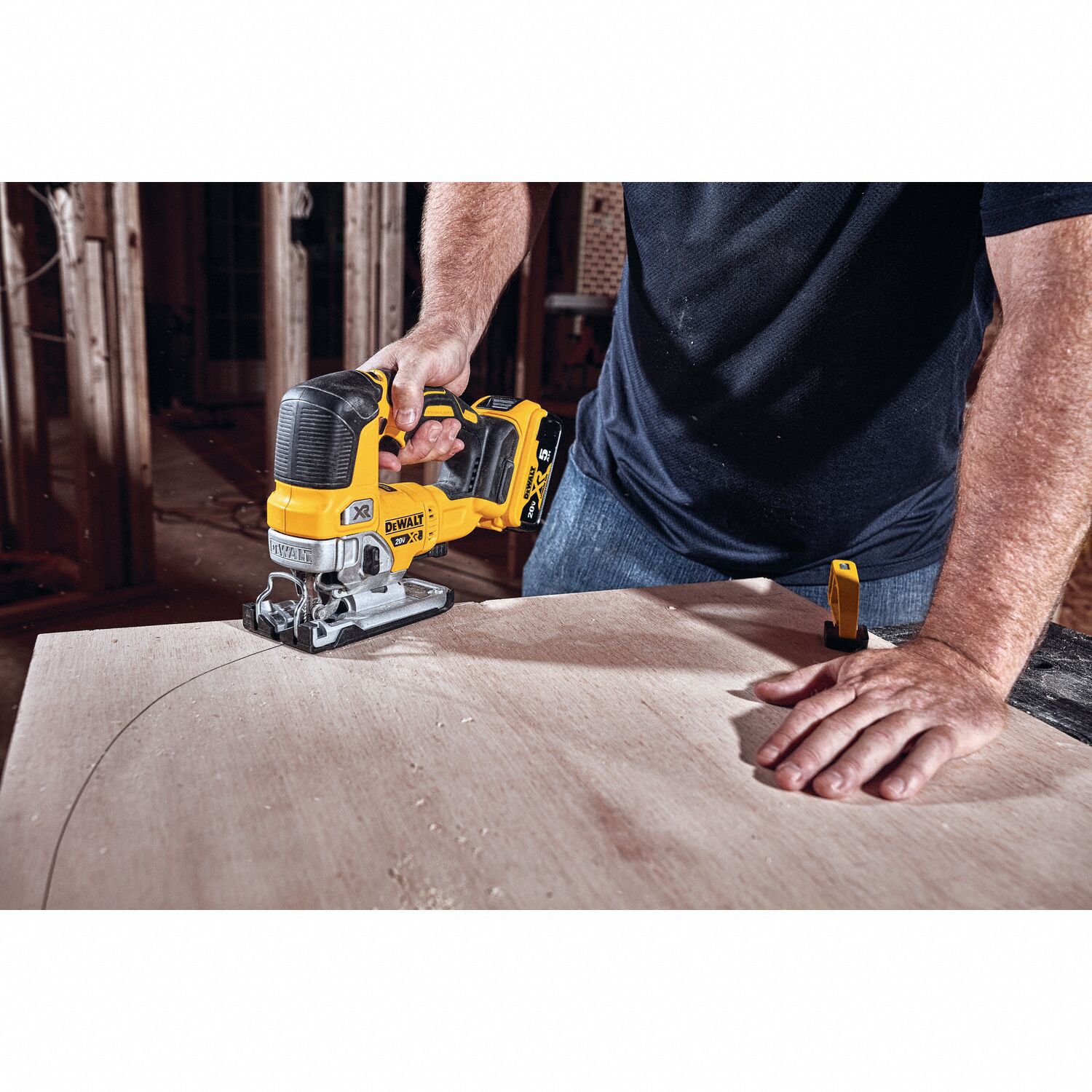 DEWALT Jig Saw Top Handle, TShank, Orbital, Brushless Motor, (1) Bare
