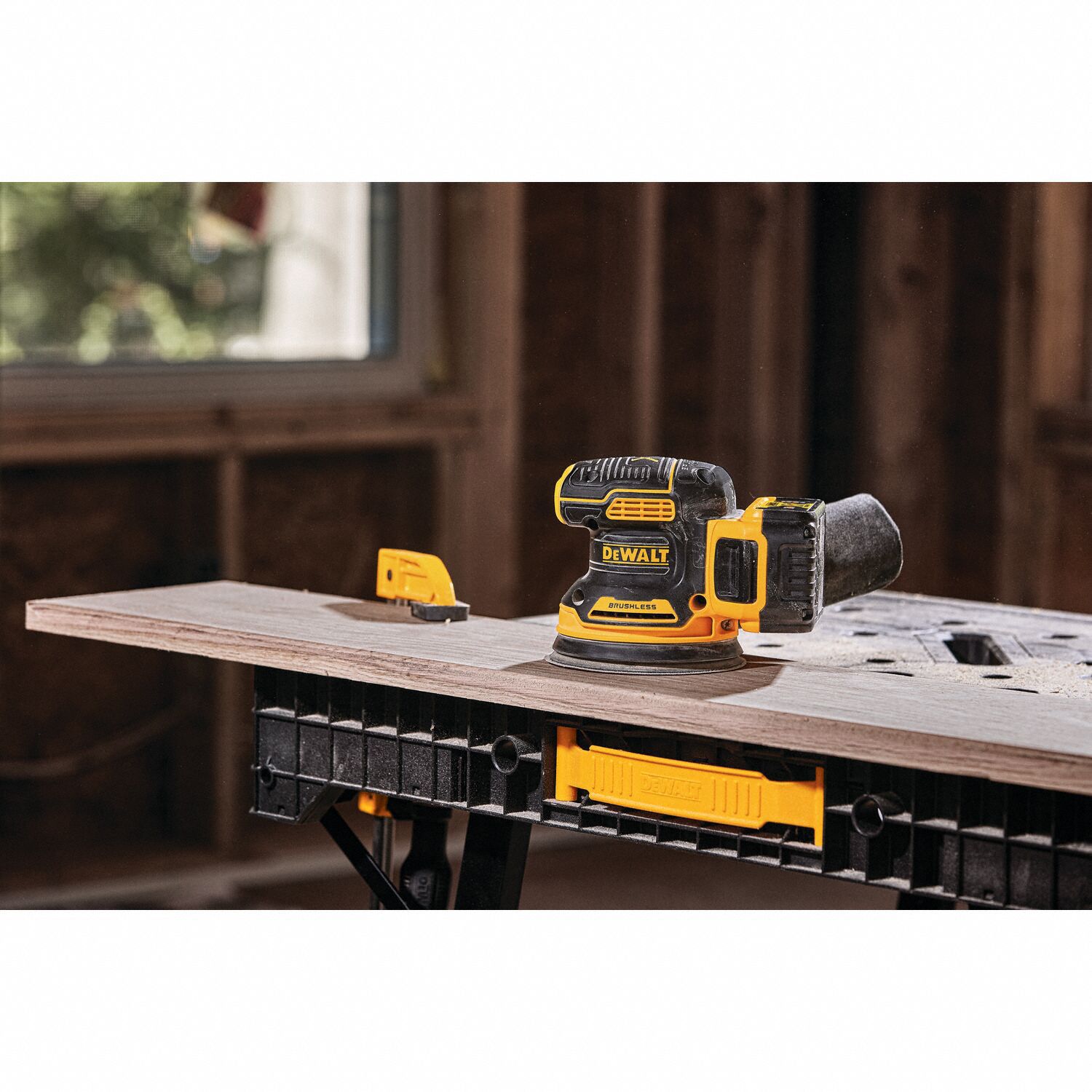 DEWALT Cordless Sander 20 V Volt, 5 in Size, 5 in Max. Wheel Dia