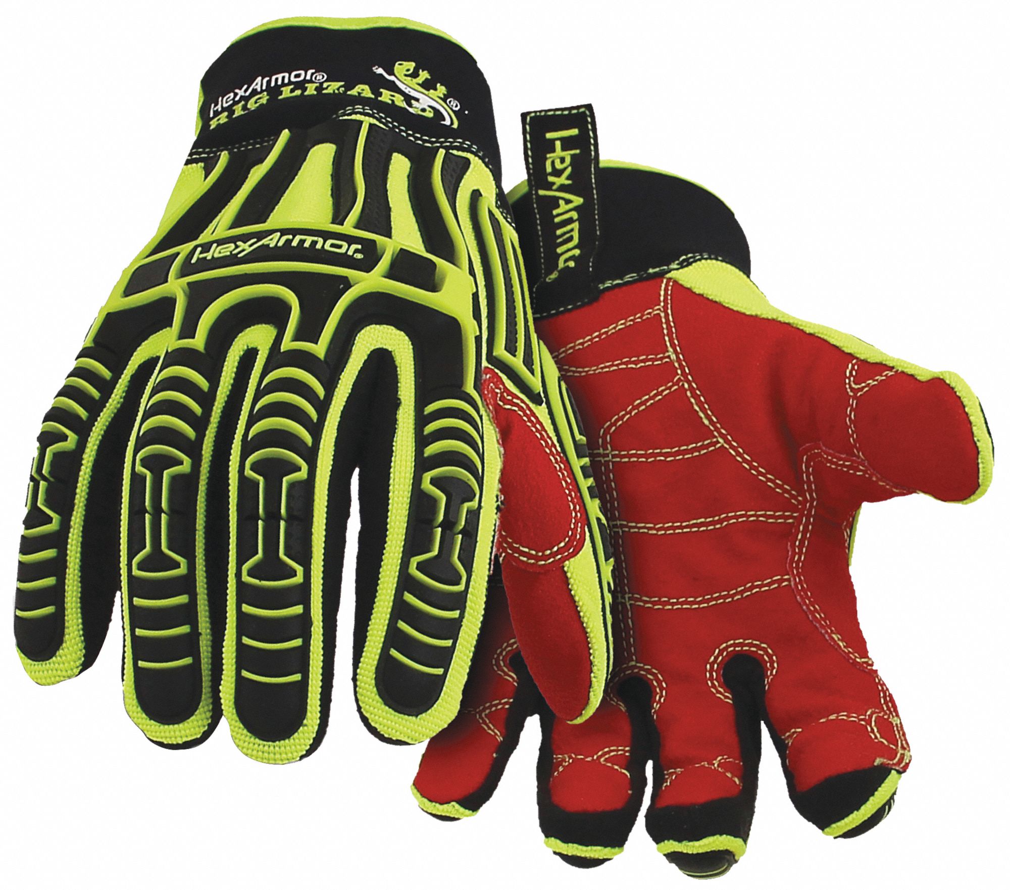 HEXARMOR Mechanics Gloves, 1 PR 492P232021XS (6) Grainger
