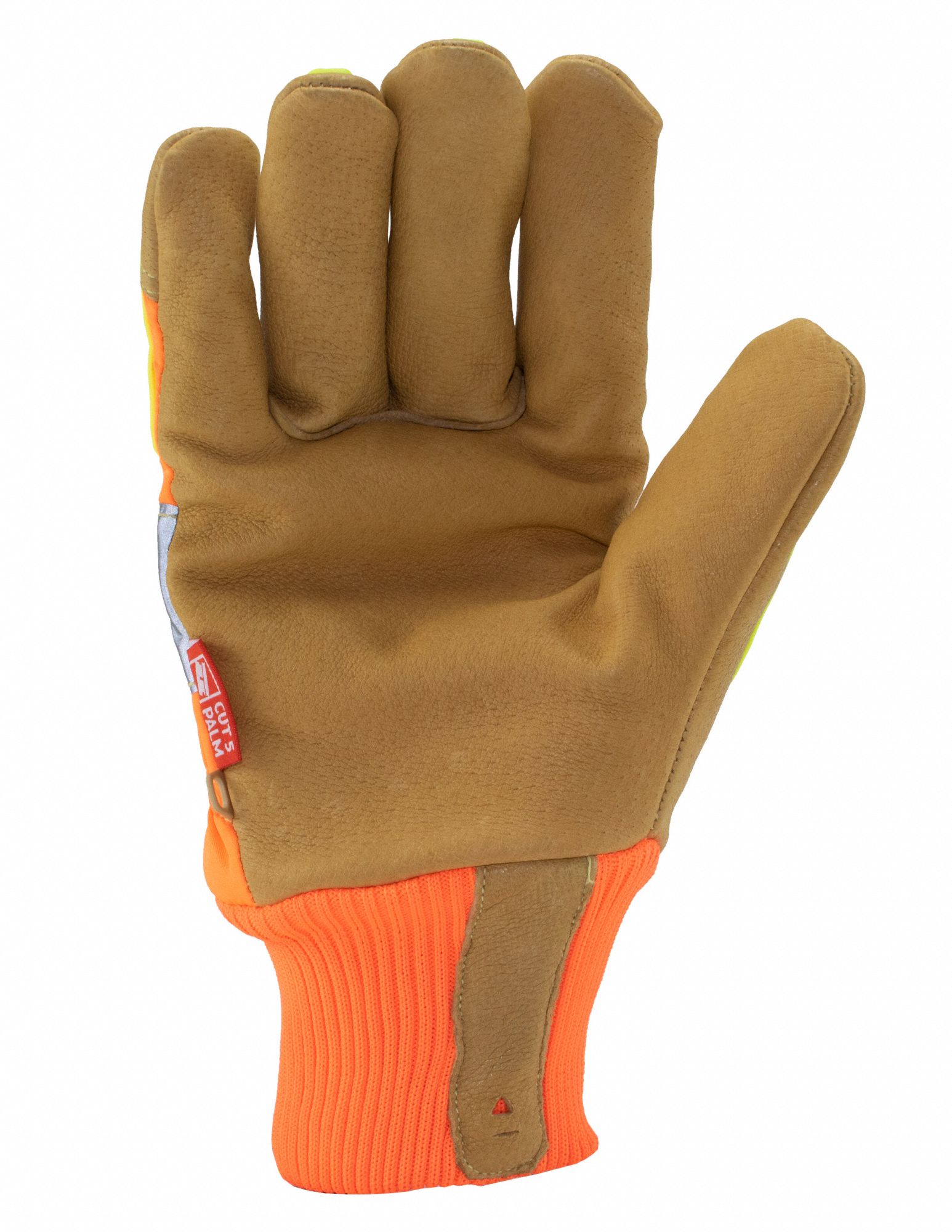 IRONCLAD Leather Gloves XL ( 10 ), 20°F Min Temp, ANSI Cut Level A5, Std, Drivers Glove, 1 PR