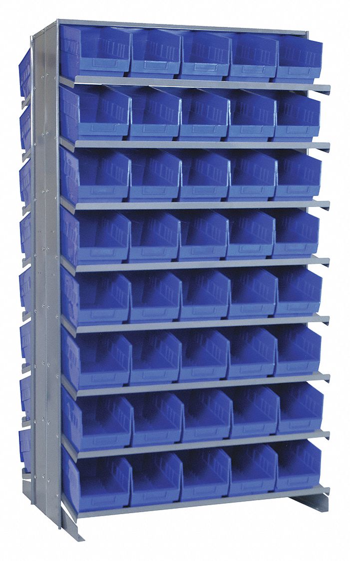 QUANTUM STORAGE SYSTEMS, 36 in x 36 in x 64 in, 2 Sided, Pick Rack