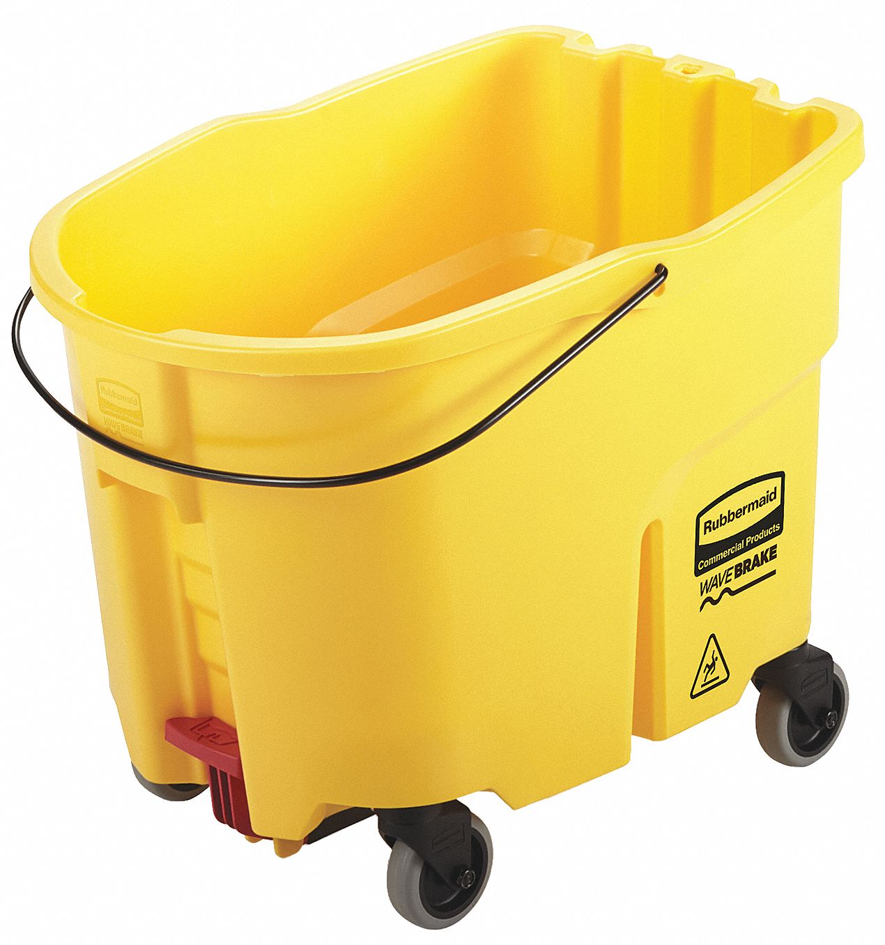 RUBBERMAID COMMERCIAL PRODUCTS Yellow Plastic Mop Bucket, 1 EA 493H16