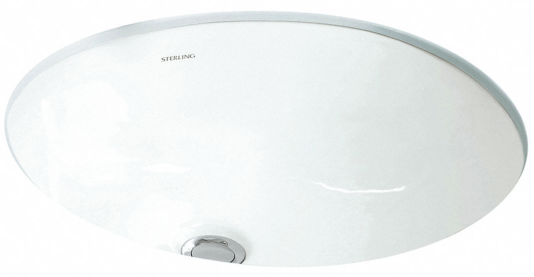 Sterling, Wescott, Undermount Bathroom Sink 493H474420400 Grainger