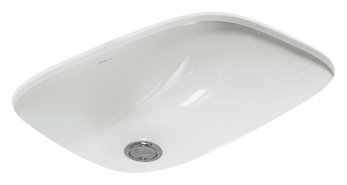 Sterling, Stinson, Undermount Bathroom Sink 493H50442007U0 Grainger