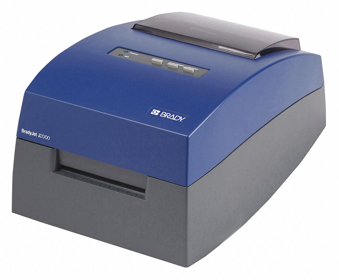 BRADY Desktop Label Printer, BradyJet J2000 493P67J2000BWSLAB