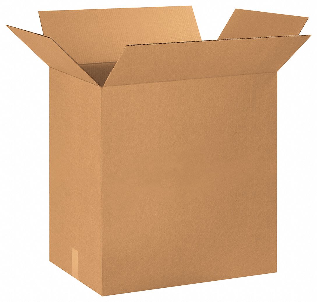 GRAINGER APPROVED Shipping Box, Single Wall, 24x16x24 in Inside LxWxH