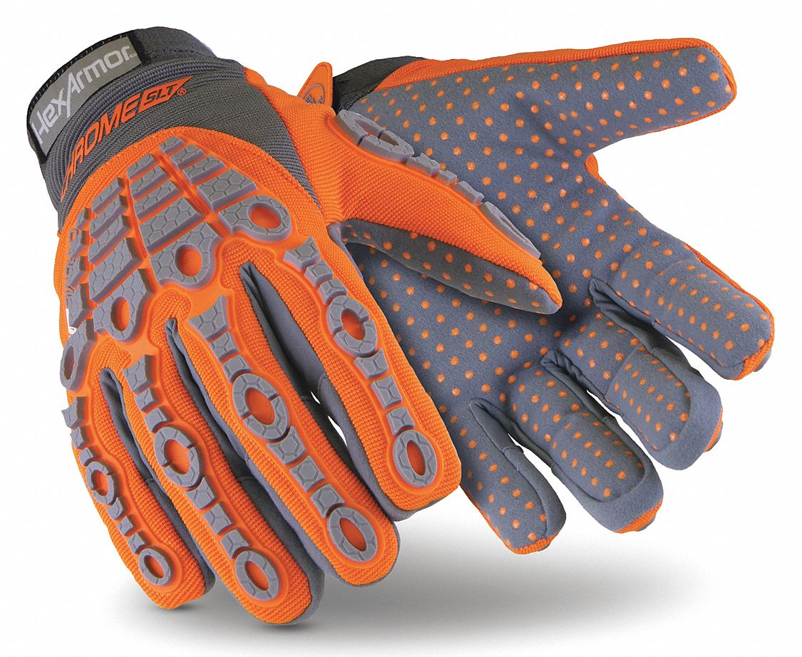 HEXARMOR Mechanics Gloves, XL, Mechanics, 1 PR 493Z394070XL (10
