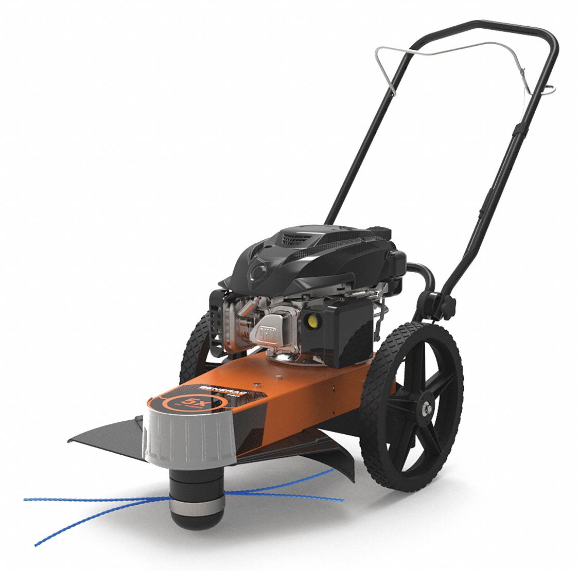 GENERAC Trimmer, 22 in Cutting Width, 175 cc, Walk Behind Drive Type