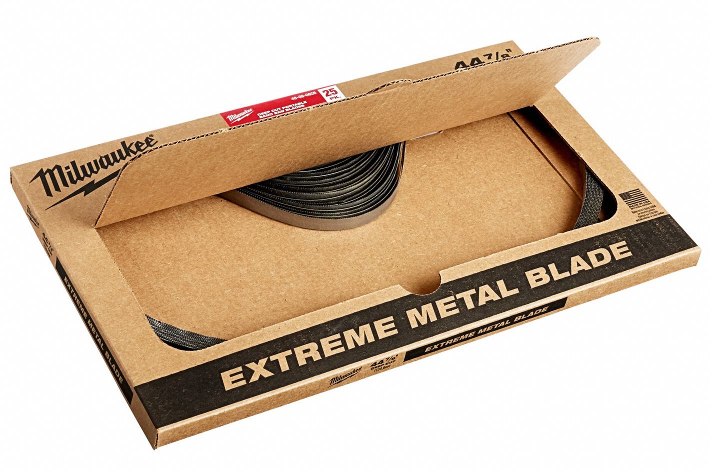 MILWAUKEE Portable Band Saw Blade, 44 7/8 in Blade Length, 8/10 Teeth