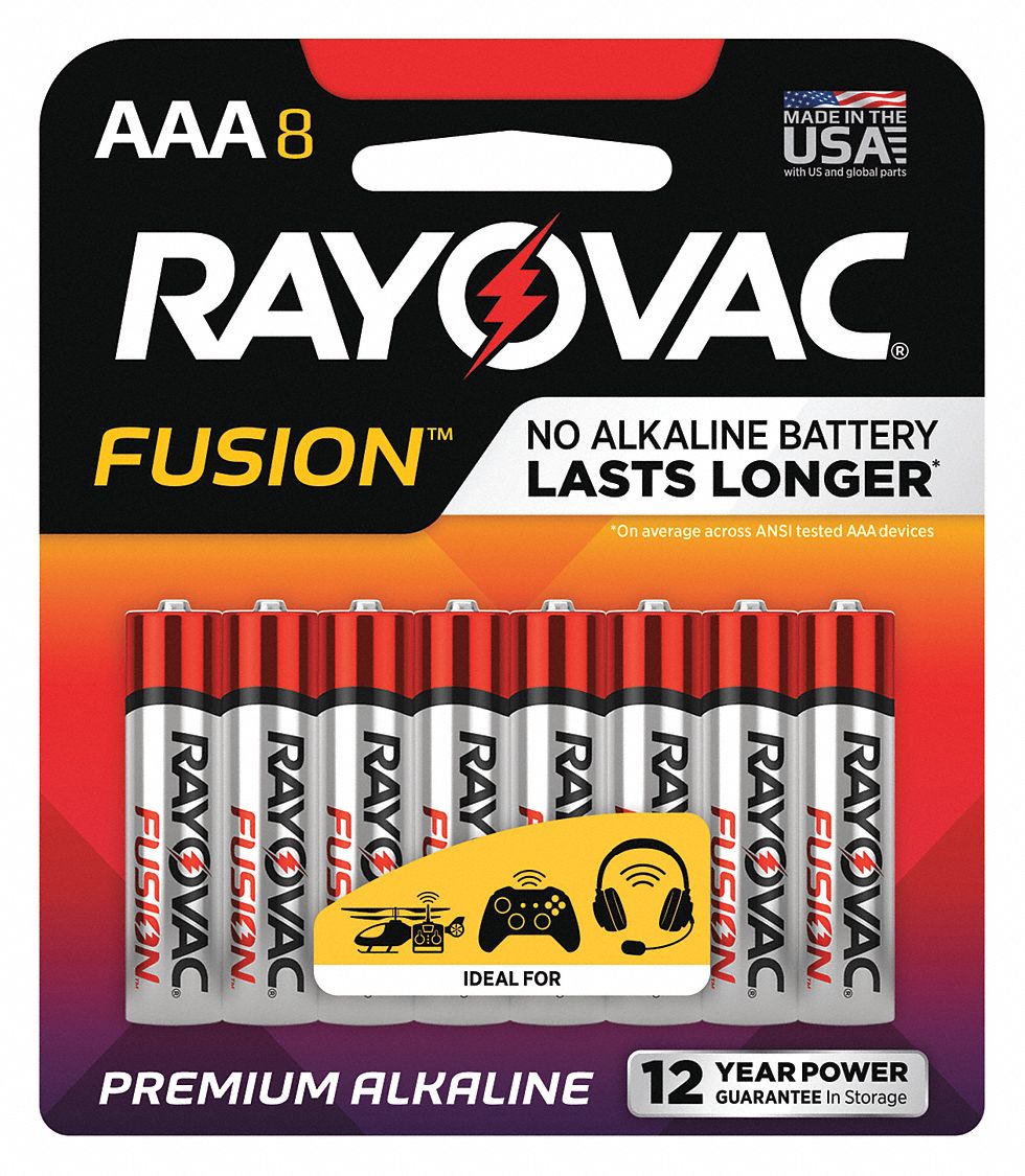 AAA, Premium, Battery 496L838248TFUSK Grainger