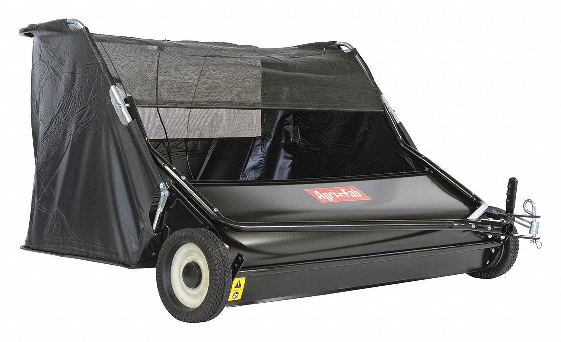 AGRIFAB, 52 in Working Wd, 25 cu ft Hopper Capacity, Lawn Sweeper