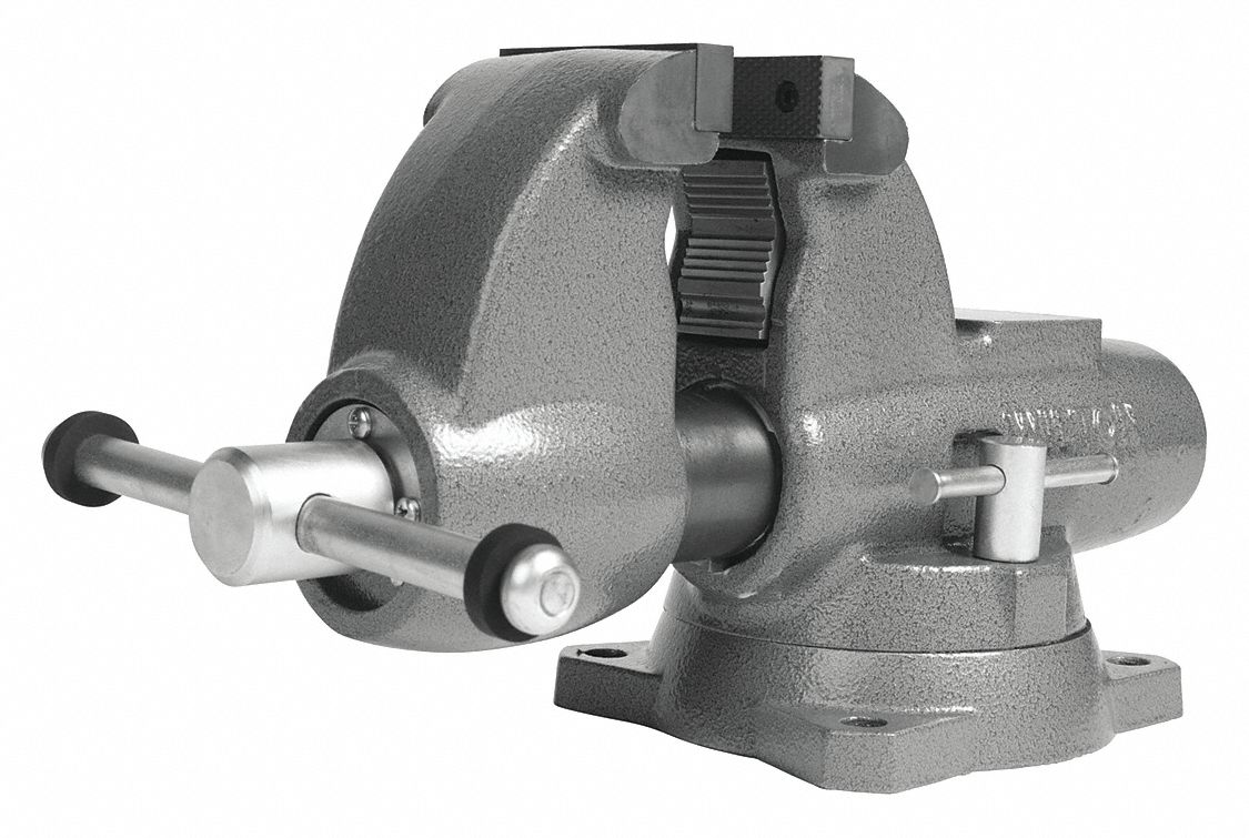 WILTON Heavy Duty Combination Vise, 3 1/2 in Jaw Width, 5 in Max