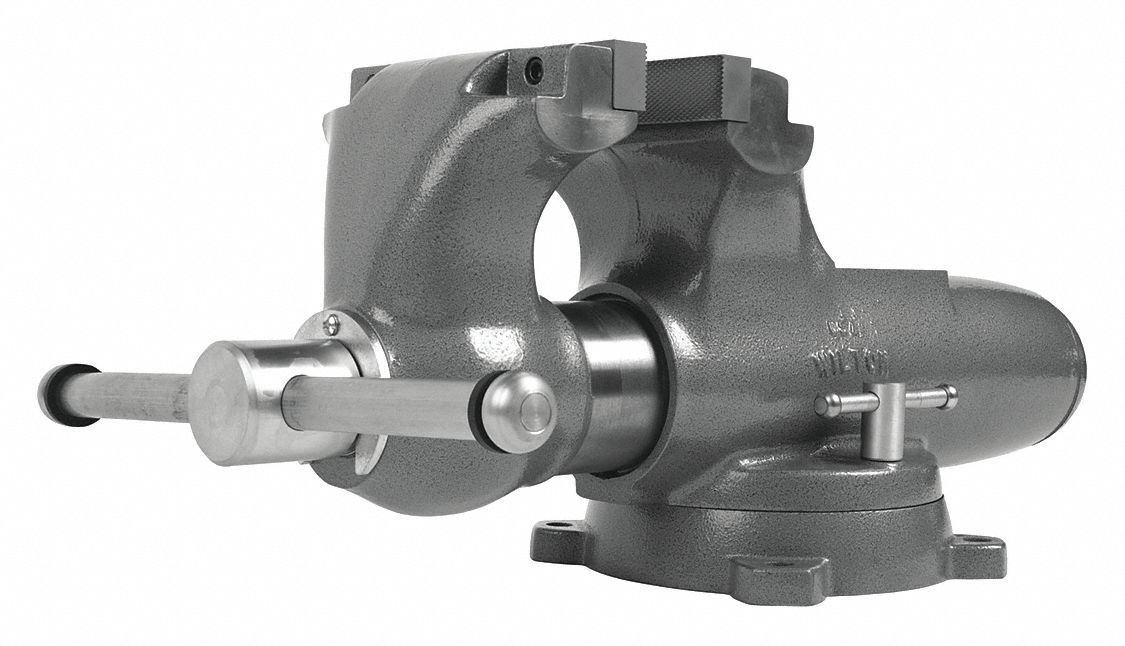 WILTON Heavy Duty Machinist's Vise, 8 in Jaw Width, 12 in Max. Opening