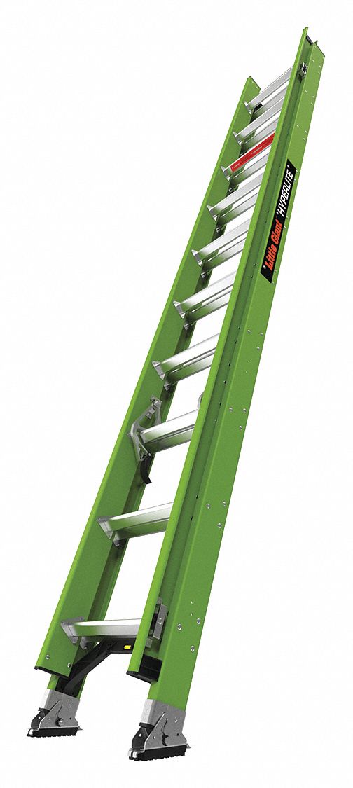 LITTLE GIANT, 20 ft Industry Ladder Size, 20 ft Extended Ladder Ht
