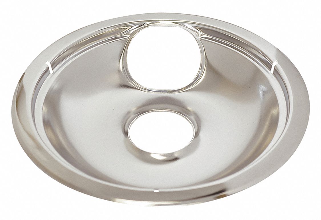 GRAINGER APPROVED Drip Bowl 8", Fits Brand Universal, Range, PK 6