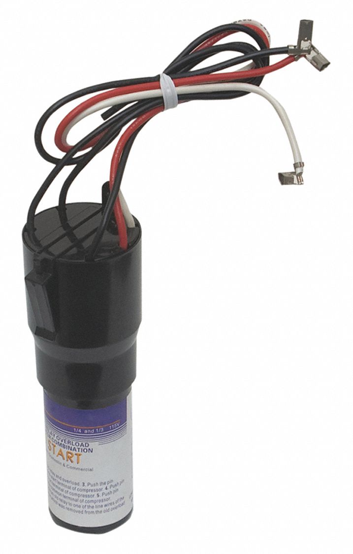 Fits Universal Brand, Hard Start Kit 1/4 and 1/3 HP 499C7292094