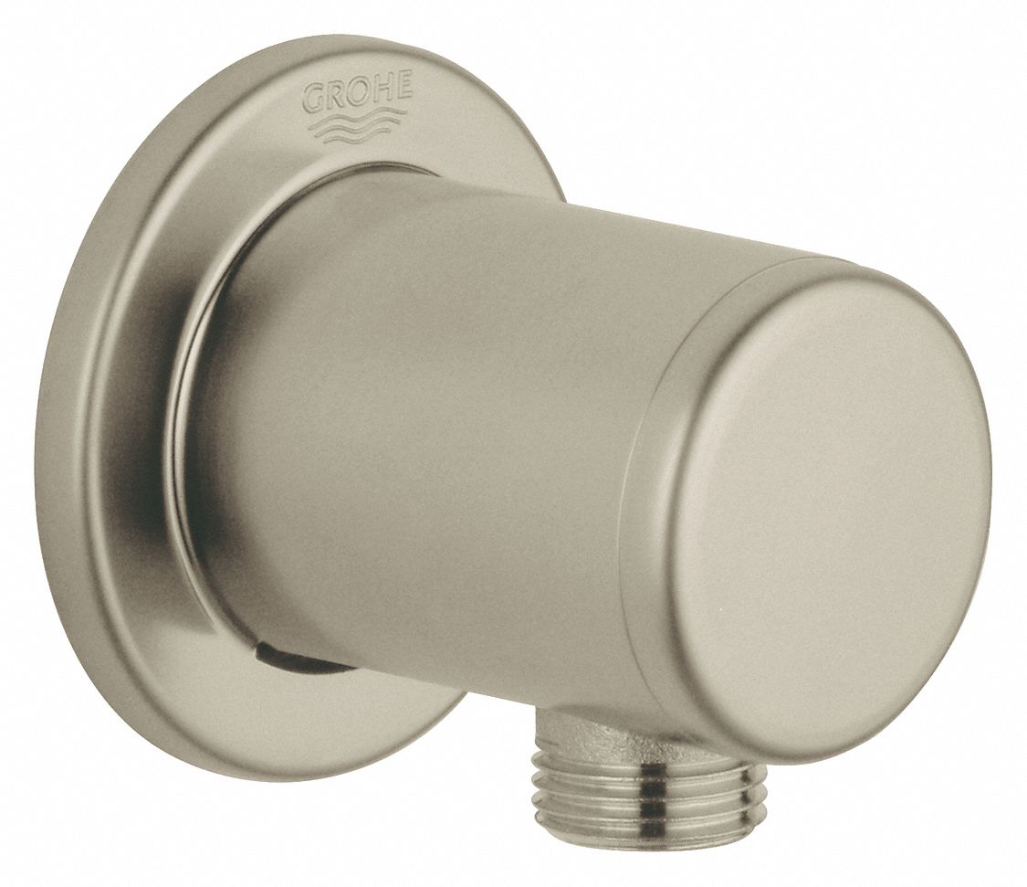 Grohe, 1/2 in Connection Size, Shower Wall Union 499D8028627EN0