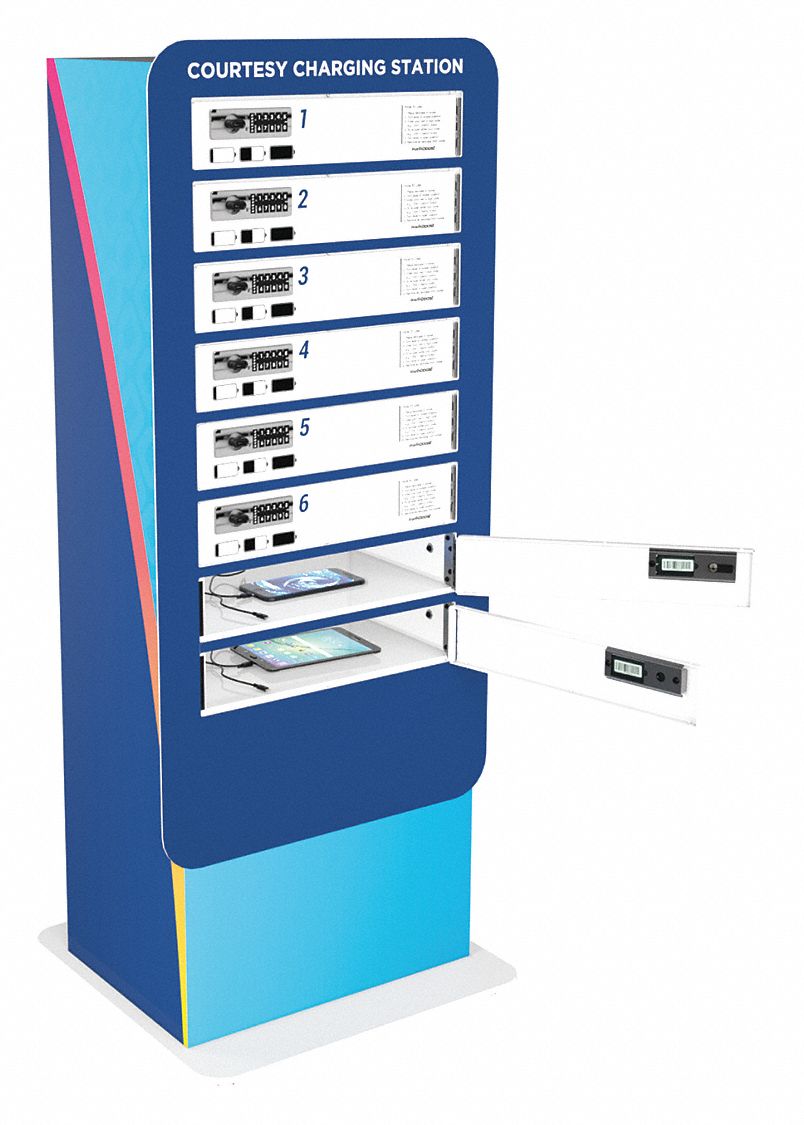 KWIKBOOST Pedestal Device Charging Locker, Compatible With Cell Phones