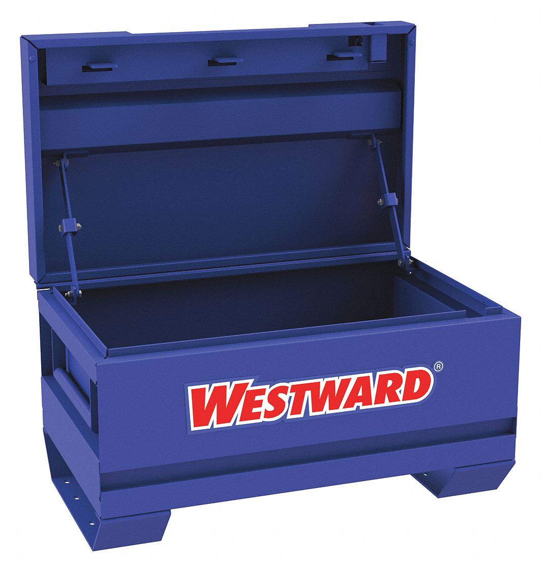 WESTWARD 18" x 19" x 32" Jobsite Box, 4.5 cu. ft., Blue 499N07499N07