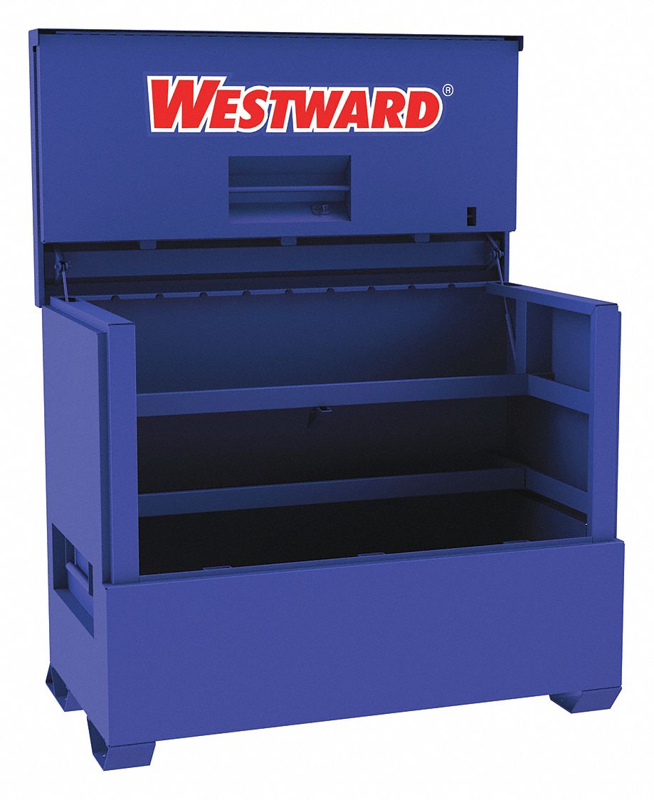 WESTWARD, 61 in Overall Wd, 35 in Overall Dp, PianoStyle Jobsite Box